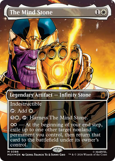 The Mind Stone (Borderless) [Marvel Super Heroes]