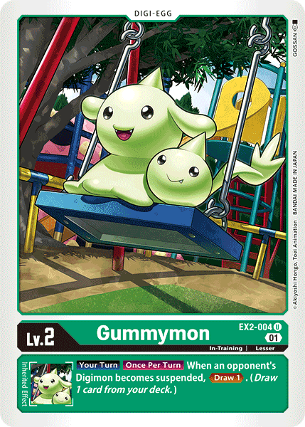 Gummymon [EX2-004] [Peligro digital] 