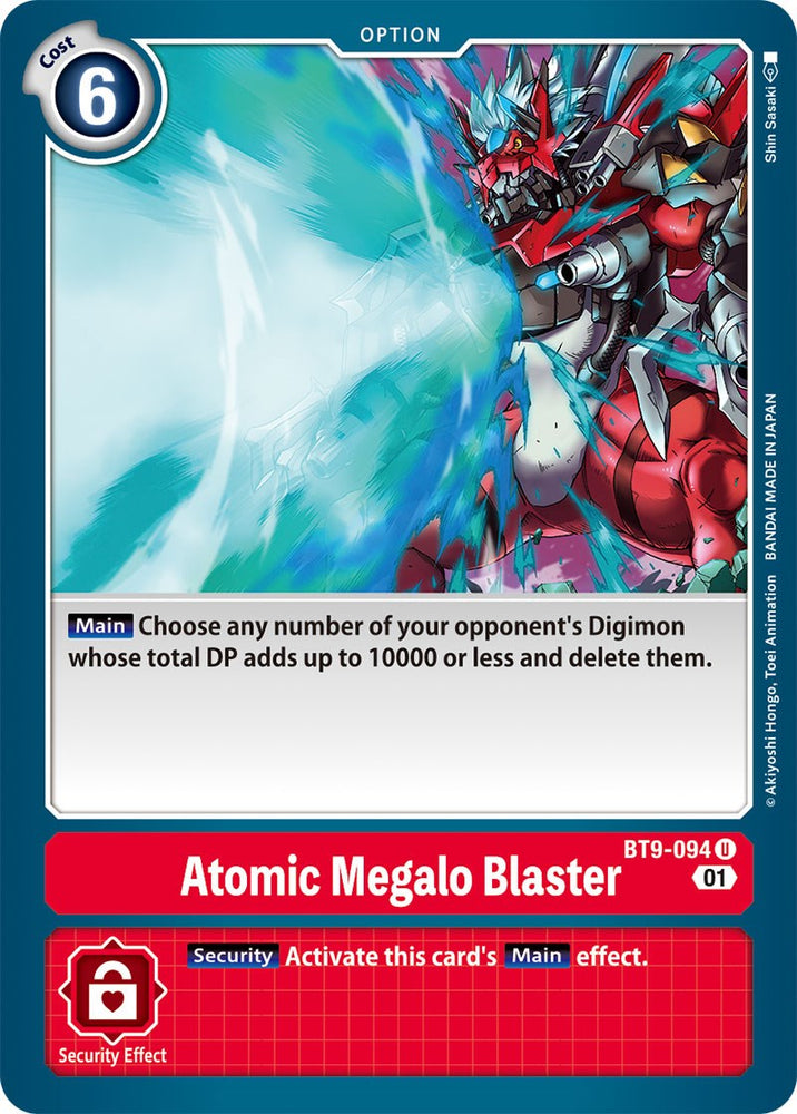 Atomic Megalo Blaster [BT9-094] [Registro X] 