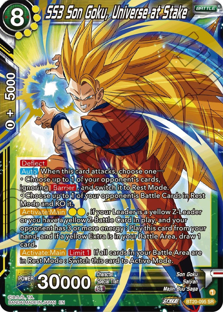 SS3 Son Goku, Universo en juego (BT20-095) [Poder absorbido] 