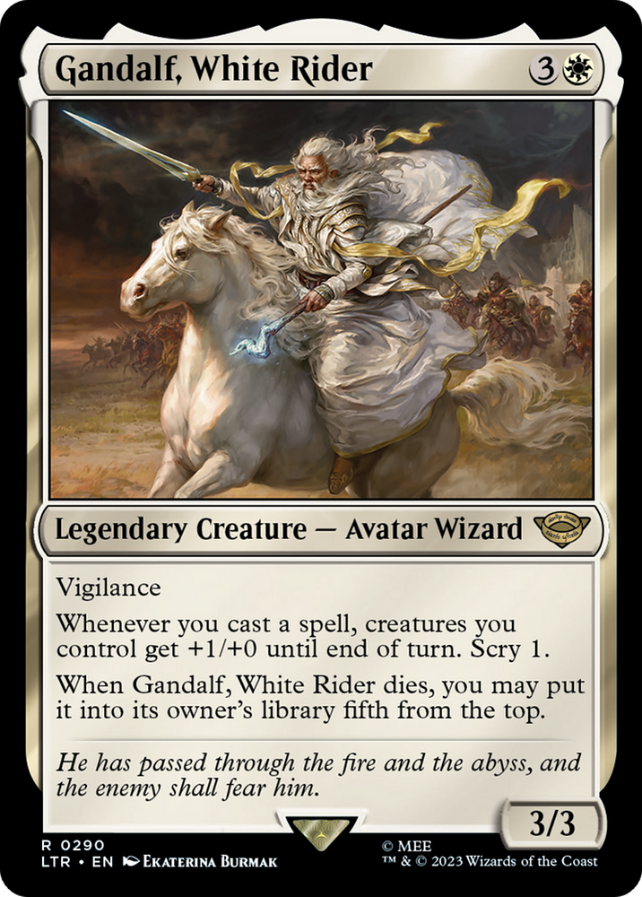 Gandalf, Jinete Blanco [El Señor de los Anillos: Cuentos de la Tierra Media] 
