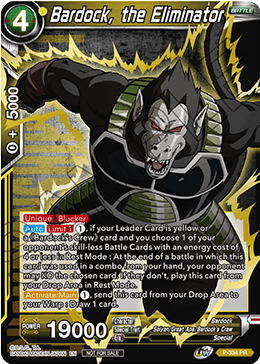 Bardock, el Eliminador (Estampado dorado) (P-334) [Tarjetas de promoción de torneos] 