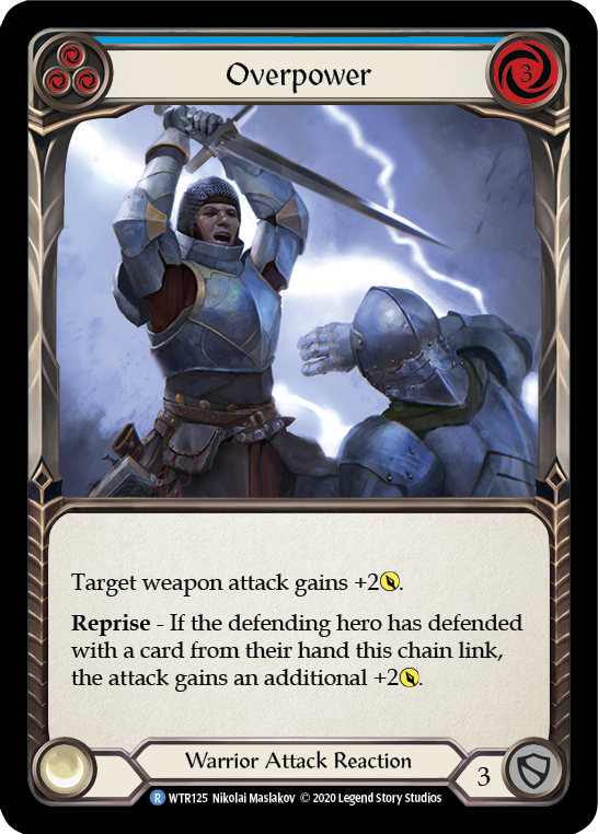 Overpower (Azul) [U-WTR125] (Bienvenido a Rathe Unlimited) Ilimitado Normal 