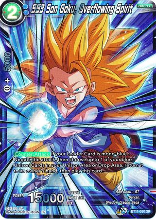 SS3 Son Goku, Espíritu desbordante (BT11-050) [Vermilion Bloodline 2da edición] 