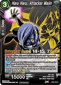 Haru Haru, Attacker Majin (Origins 2019) (BT3-120_PR) [Tarjetas de promoción del torneo] 