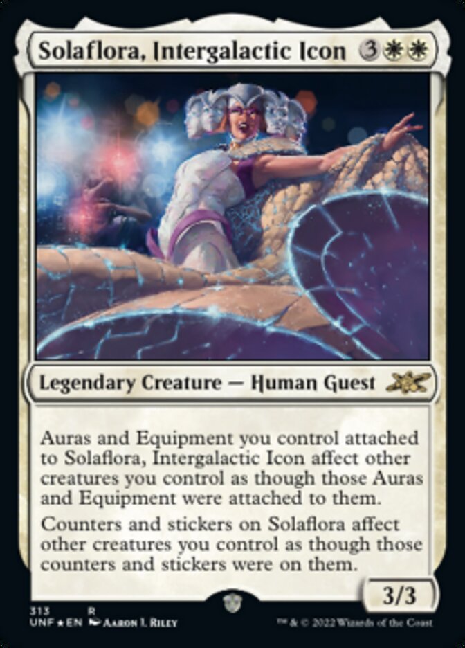 Solaflora, icono intergaláctico (Galaxy Foil) [Unfinity] 