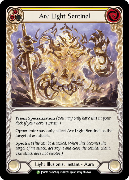 Arc Light Sentinel (Amarillo) [JDG011] (Promoción) Lámina fría 