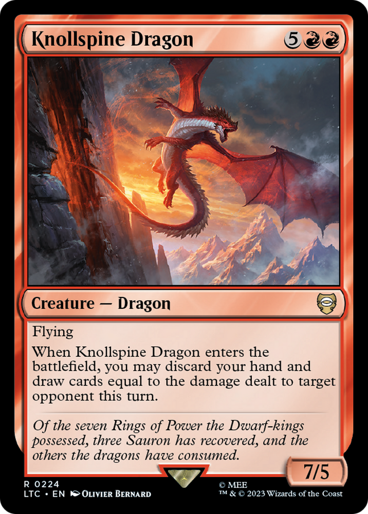 Dragón Knollspine [El Señor de los Anillos: Tales of Middle-Earth Commander] 