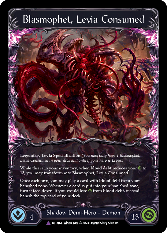 Levia, Redeemed // Blasmophet, Levia Consumed (Marvel) [DTD164] (Dusk Till Dawn) Lámina fría 
