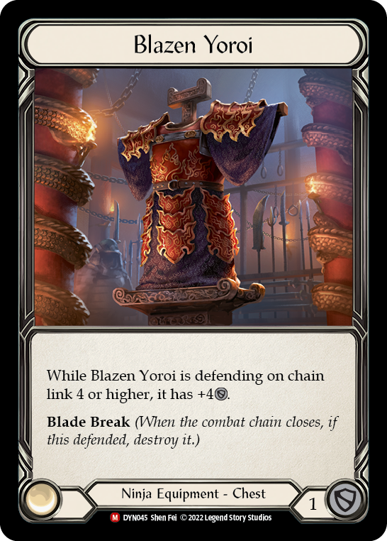 Blazen Yoroi [DYN045] (Dinastía) Lámina arcoíris 