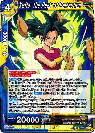 Kefla, el Pico de la Perfección (BT7-122) [Asalto de los Saiyajin] 