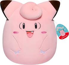 Original Squishmallows Pokémon 10-Inch Clefairy Plush