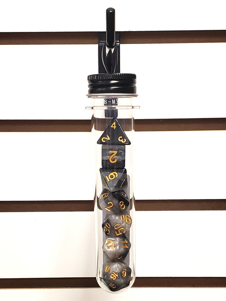 Old School 7 Piece DnD RPG Dice Set: Gradients - Dusk Till Dawn