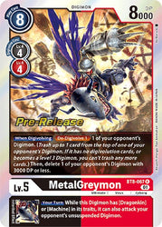 MetalGreymon [BT8-067] [Nuevas tarjetas de prelanzamiento de Awakening] 