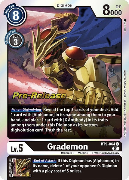 Grademon [BT9-064] [Promociones previas al lanzamiento de X Record] 