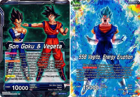 Son Goku y Vegeta // SSB Vegito, Erupción de energía (BT7-025) [Asalto de los Saiyajin] 