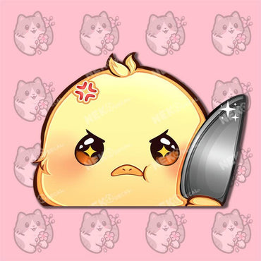 NekoDecal Psycho Animal Peeker Stickers Duckling
