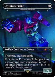 Darksteel Colossus - Optimus Prime (sin fronteras) [Serie Secret Lair Drop] 