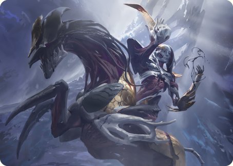 Tarjeta artística de Ria Ivor, Bane of Bladehold [Phyrexia: All Will Be One Art Series] 