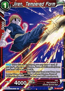 Jiren, forma templada (Paquete de torneo Vol. 8) (P-383) [Tarjetas de promoción de torneo] 