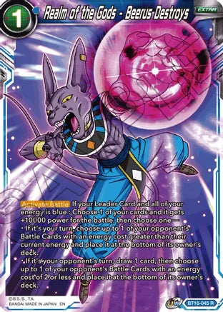 Reino de los Dioses - Beerus Destroys (BT16-045) [Reino de los Dioses] 
