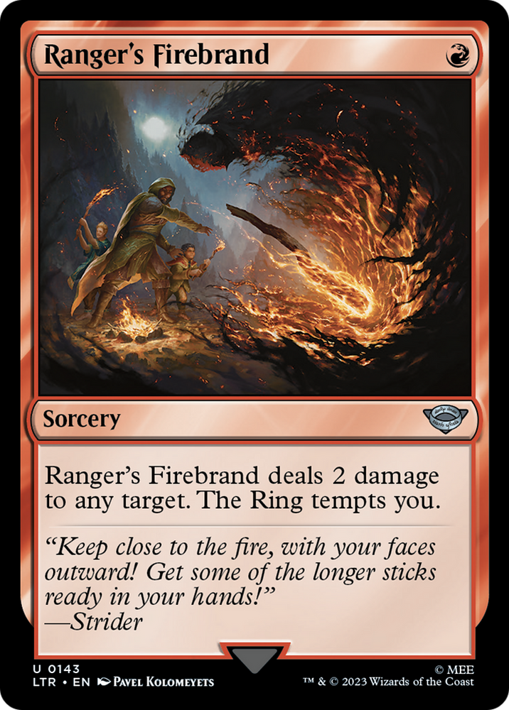 Ranger's Firebrand [El Señor de los Anillos: Cuentos de la Tierra Media] 