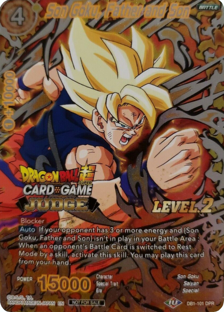 Son Goku, Padre e Hijo (Nivel 2) (DB1-101) [Tarjetas de promoción] 
