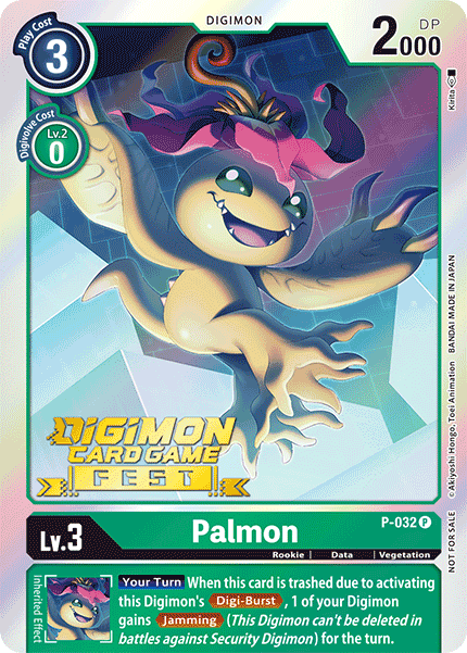 Palmon [P-032] (Digimon Card Game Fest 2022) [Tarjetas promocionales] 