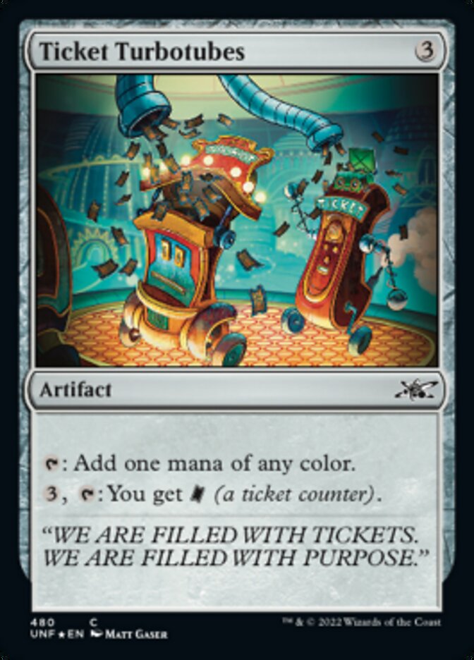 Boleto Turbotubes (Galaxy Foil) [Unfinity] 