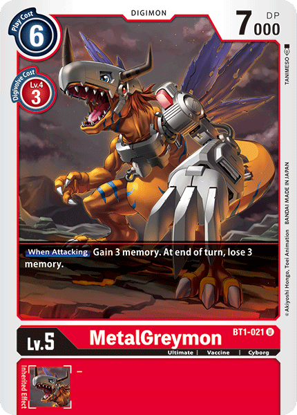 MetalGreymon [BT1-021] [Lanzamiento de refuerzo especial Ver.1.0] 