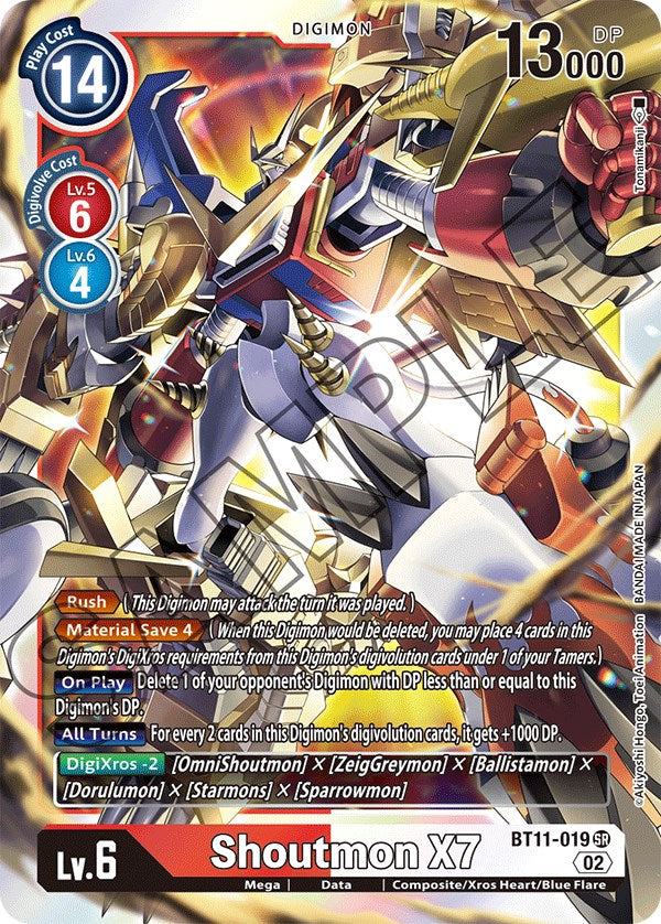 Shoutmon X7 [BT11-019] [Fase dimensional] 