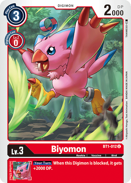 Biyomon [BT1-012] [Lanzamiento de refuerzo especial Ver.1.0] 