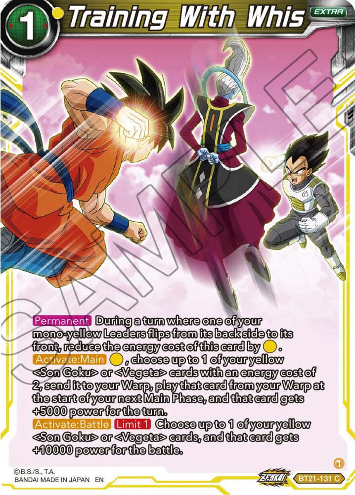 Entrenando con Whis (BT21-131) [Wild Resurgence] 