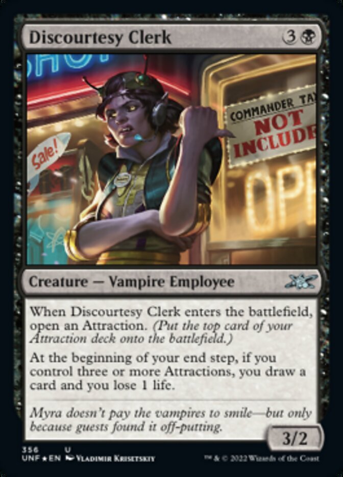 Secretario de descortesía (Galaxy Foil) [Unfinity] 