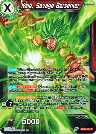 Kale, Savage Berserker (BT11-004) [Vermilion Bloodline 2da edición] 