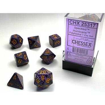 7-Die Set Speckled: Hurricane