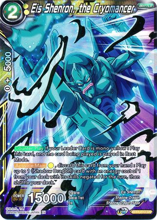 Eis Shenron, el criomante (BT11-112) [Línea bermellón] 