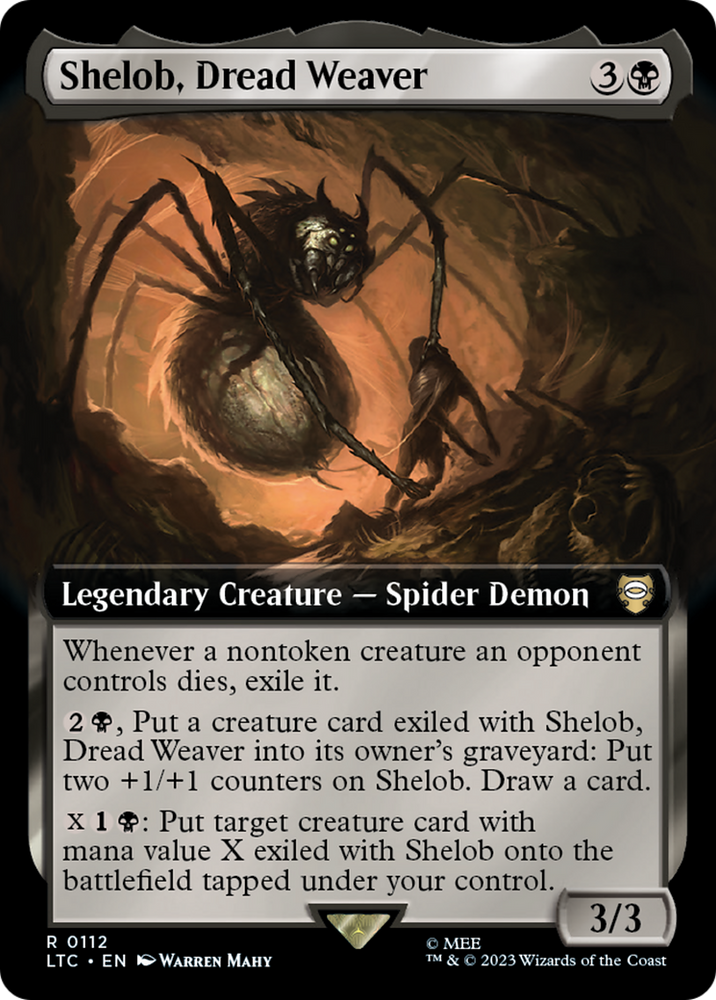 Shelob, Dread Weaver (Arte extendido) [El Señor de los Anillos: Tales of Middle-Earth Commander] 