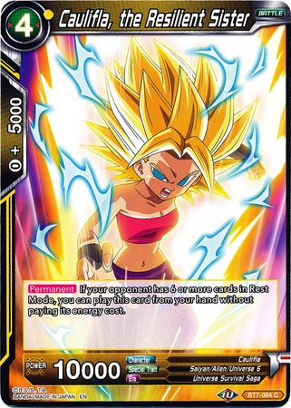 Caulifla, la Hermana Resiliente (BT7-084) [Asalto de los Saiyajin] 
