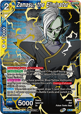 Zamasu, el Eliminador (estampado en oro) (P-337) [Tarjetas de promoción de torneos] 