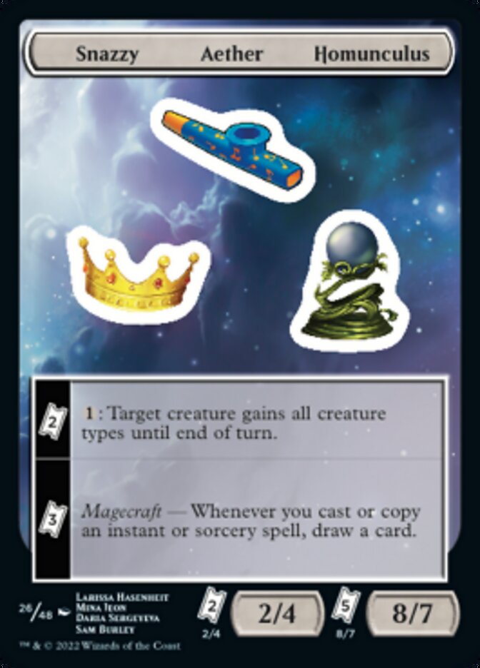 Snazzy Aether Homunculus [Pegatinas de Unfinity] 