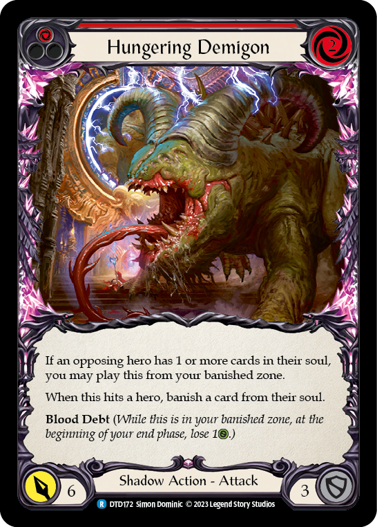 Demigon hambriento (rojo) [DTD172] (Dusk Till Dawn) 