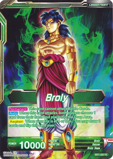 Broly // Broly, el legendario Super Saiyan (Selección de coleccionista Vol. 1) (BT1-057) [Tarjetas de promoción] 