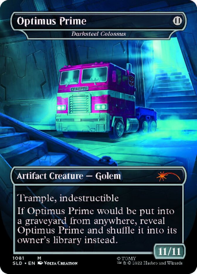 Darksteel Colossus - Optimus Prime (sin fronteras) [Serie Secret Lair Drop] 