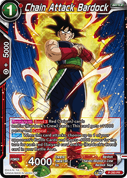 Chain Attack Bardock (P-293) [Tarjetas de promoción de torneos] 
