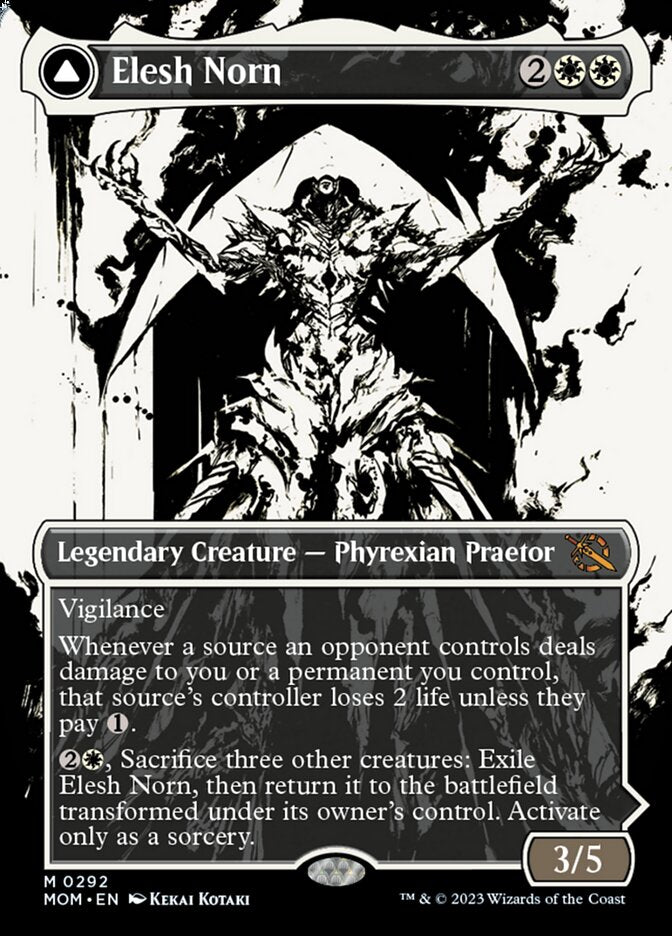 Elesh Norn // The Argent Etchings (Showcase Planar Booster Fun) [La marcha de la máquina] 