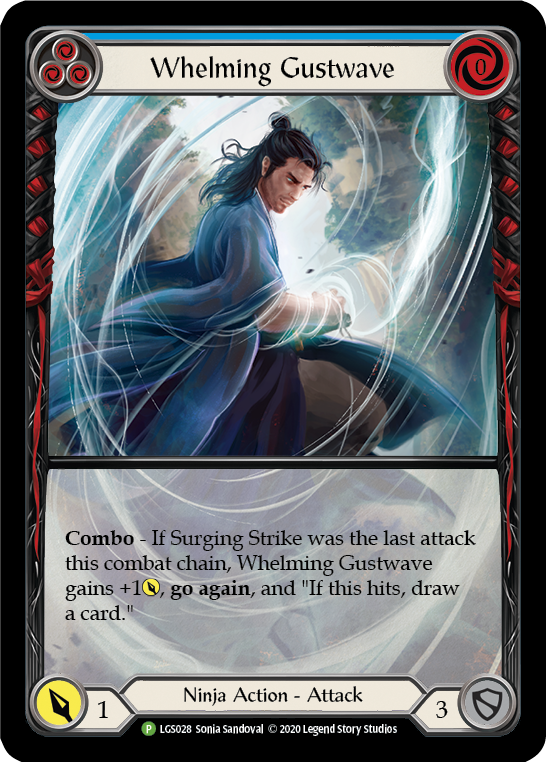 Whelming Gustwave (Azul) [LGS028] (Promoción) Lámina arcoíris 