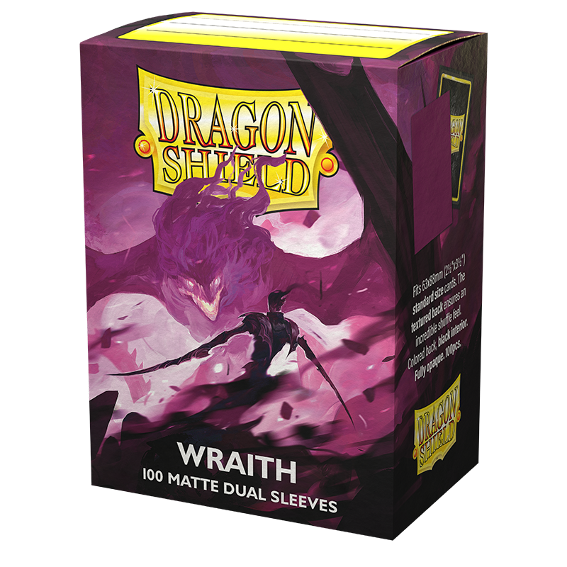 Dragon Shield: Fundas estándar de 100 quilates - Wraith (doble mate) 