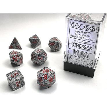 7-Die Set Speckled: Granite