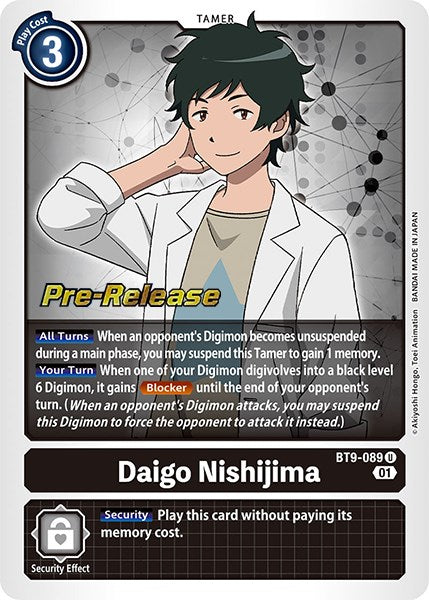 Daigo Nishijima [BT9-089] [Promociones previas al lanzamiento de X Record] 
